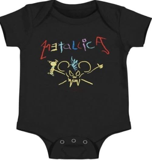 Image of Merch Traffic Baby Boys' Metallica Crayon Unisex Onesie