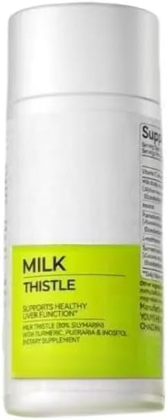 Silymarin Milk ThistlExtract with Inositol & Pueraria Liver Detox & Repair Support Antioxidant Support
