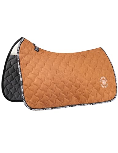 Harrison Howard Far Infrared Saddle Pad with Ceramic-Infused Heat Reflection Western Saddle Pad for...