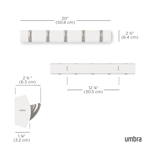 Umbra FLIP 5 Hook White