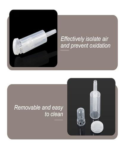 Image of 3PCS Airlock for Fermentation, Wine Making Kit for Home, Wine Making Kit with S-Shape Bubbler, Fits Standard Carboy and Mason Jar Grommets