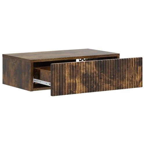 Table d'appoint murale chêne fumé pour optimiser les petits espaces - 4