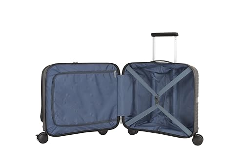 Image of American Tourister Cabin AIRCONIC2.0 Rolling Tote Polypropylene (PP) Hard 8 Wheels Spinner Luggage /Suitcase /Trolley Bag for Travel (Black), Small, 55 cm