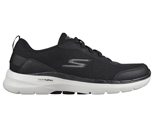 Image of Skechers Go Walk 6 - Bold Knight Black /White 13 D (M)