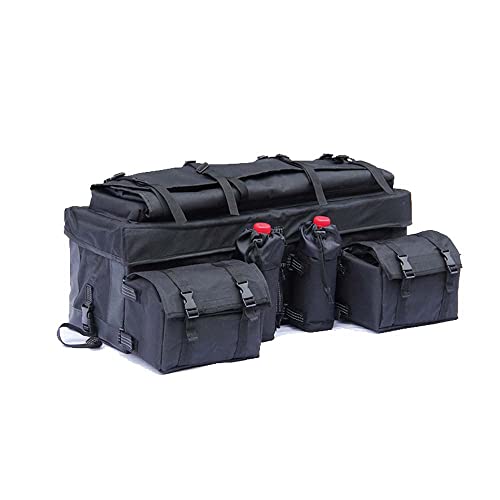 Sacoche arrière Compatible avec Quad ATV Bagtecs QB2 Top Case Coffre Semi Rigide Noir