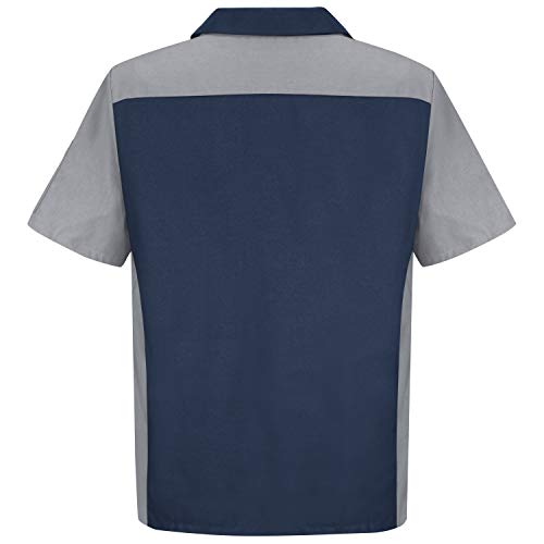 Image of Red Kap Short Sleeve Two-Tone Crew Shirt