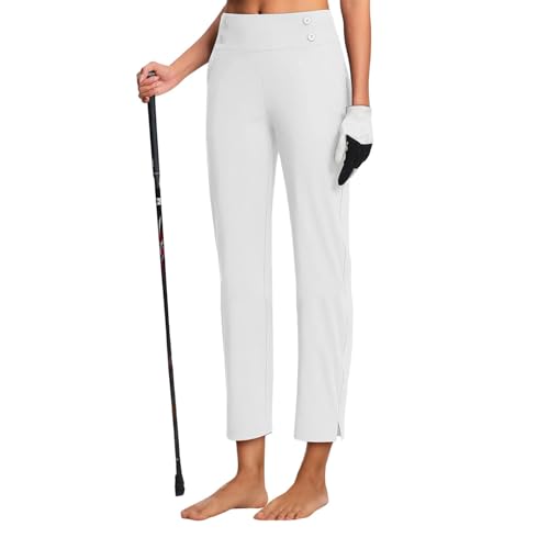 Plus Size Dress Pants for Women Business Casual Office Trousers Stretch 7/8 Ankle Pant High Waisted Golf Sweatpants3