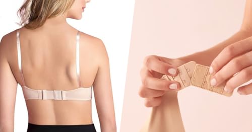 Image of Women's Bra Extenders 4 Hook / 3 Hook / 5 Hook / 2 Hook Soft Comfortable Stretchy Bra Extension Strap