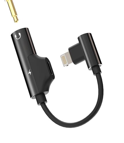 アイフォン ライトニング 3.5mm Auxイヤホン ジャック アダプター 同時 きゅうそく充電 対応Apple MFI認証分岐 ケーブル アップル Lightning 急速充電器 ヘッドホン 変換 スプリッター イヤフォン プラグ 二股 けーぶる アクセ