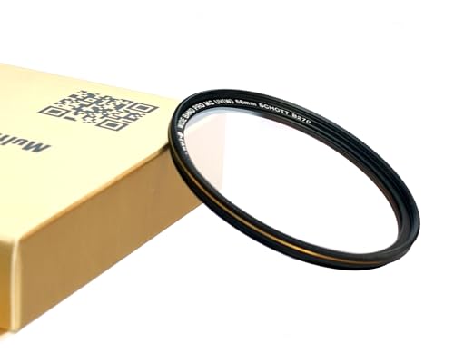 Image of Fotasy 58mm Ultra Slim UV Protection Lens Filter, Nano Coatings MRC Multi Resistant Coating Oil Water Scratch, 16 Layers Multicoated 58mm UV Filter