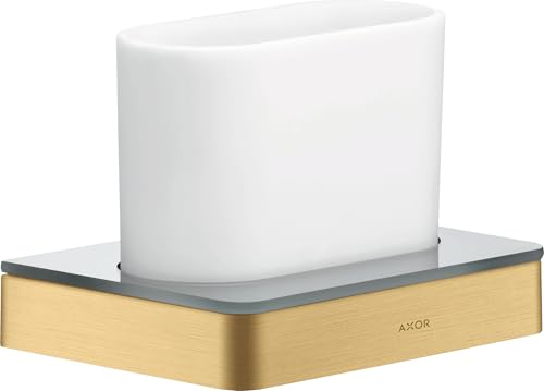 hansgrohe Zahnglas Axor universal Glas, Wandmontage, Brushed Gold Optic