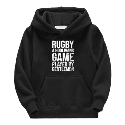 Hoodies for Boys Girls Pullover Sweatshirts Football Fans Sports Gift Sweatshirt Vintage Rugby Sweatshirt for2