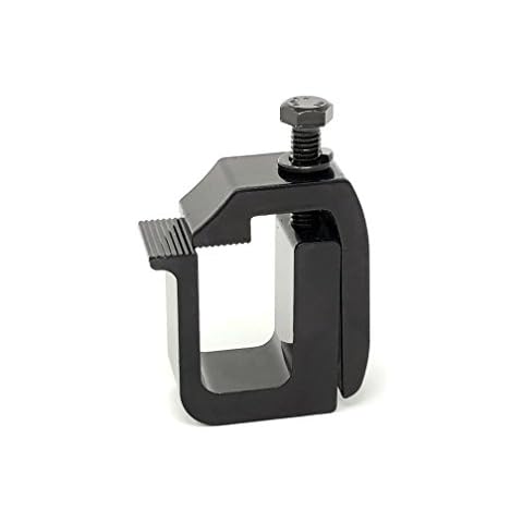 GCi STRONGER BY DESIGN G-302 Clamp for Truck Cap, Topper, Camper Shell. Black Powder Coated (Set of 4). Made with Structural Aluminum to Ensure Quality and Strength. Cover