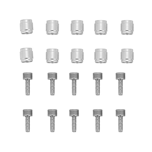 10 Set Brake Hose rt, Hydraulic Disc Brake Hose Olive Connector rt, Press in Olive Tip Stainless Steel Oil Needle for Replacement Part