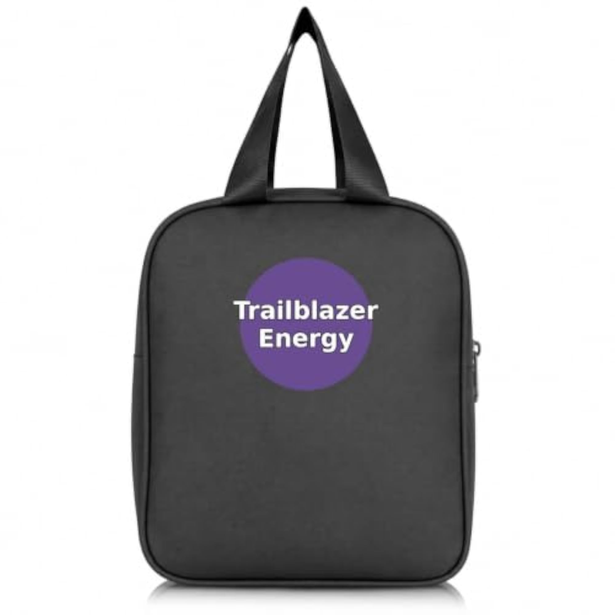 Portable Reusable Lunch Bag with Front Pocket, Zipper Closure