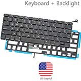 BESTeck Backlight A1278 Keyboard Replacement with Backlit for MacBook Pro 13