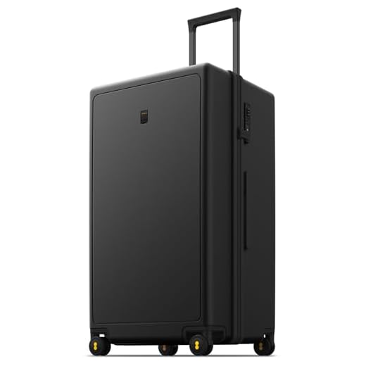 LEVEL8 28-Inch Luminous Hard Shell Luggage