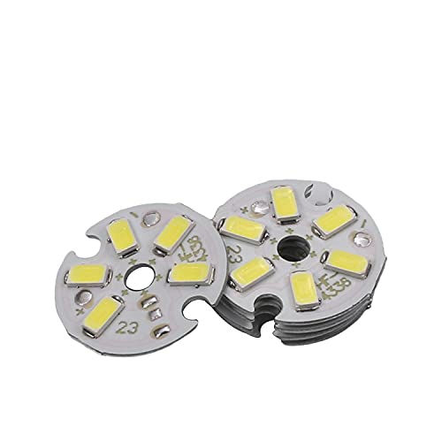Image of Othmro 5pcs 23mm Dia LED Chip Bulb Super Bright High Power, 9-11V 6500K 5730 Aluminum LED Bulb Surface Mounted Devices Light Beads,Floodlight for Camper Light Bulb, Home Reading, Light Marine Lamps