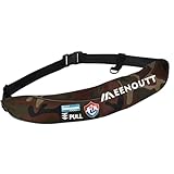 Meenoutt ライフジャケット 自動膨張式ウエストラップタイプライフベスト 軽量 防水 釣り カヤック ボートベスト (グリーンカモフラージュ)