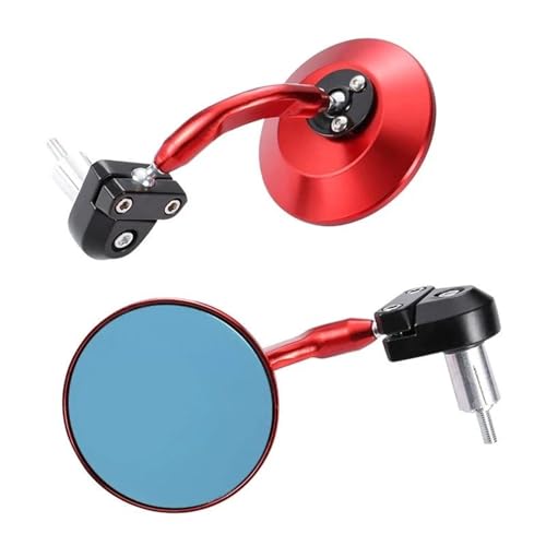 駐車ミラー に適合するホンダシャドウ750/1100 HPS/125/300用 CNCアルミ製ハンドルバーエンドマウント レトロバックミラー ワイドフィールドミラー