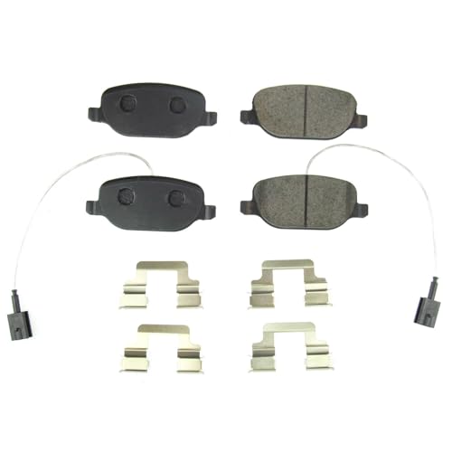 Image of PowerStop Rear Brake Pads for Alfa Romeo 4C 2015-20 - Z17 Ceramic Brake Pads with Installation Hardware, 17-1822