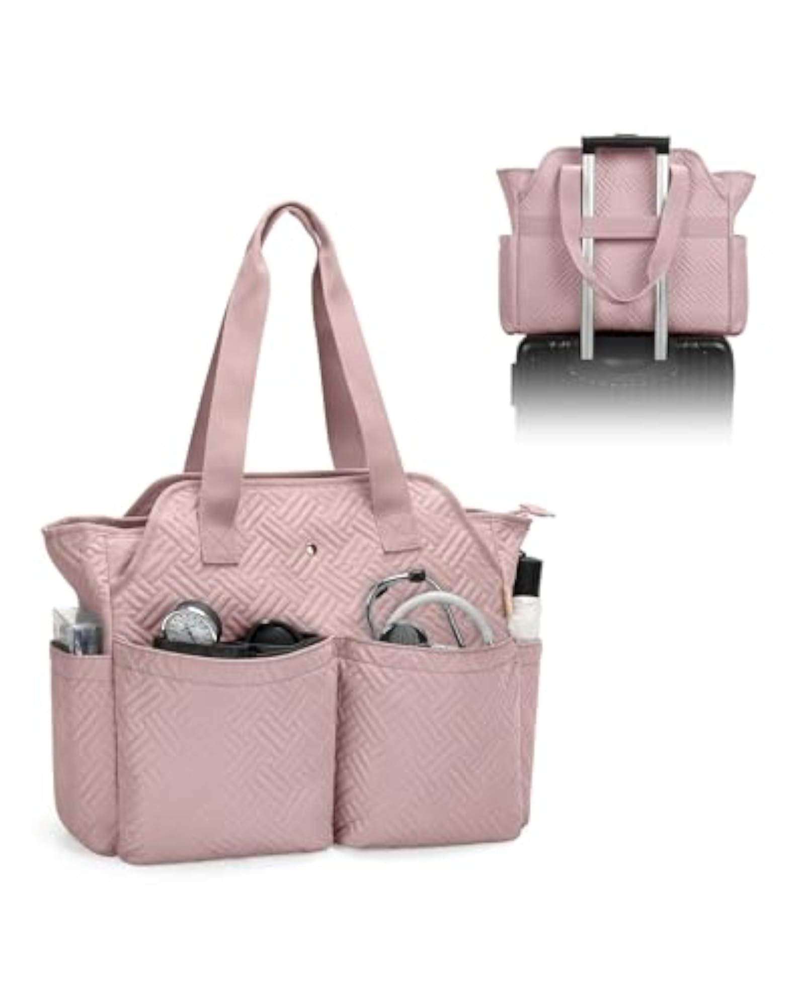 Nurse Bag for Work with Laptop Compartment, Clinical Tote