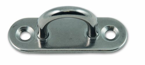Chapuis PLAI1 2 Platine œil inox entraxe 12 mm Diamètre 45 x 15 mm