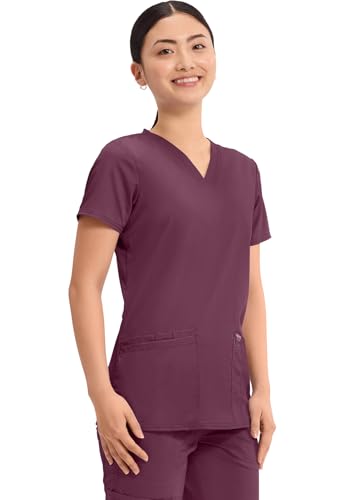 Image of Cherokee Medical Women's Scrub Top V-Neck Modern Classic Fit with 3 Pockets, Ultra Soft and 2-Way Stretch Fabric - WW620