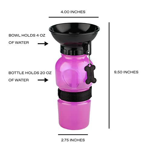 Highwave AutoDogMug Portable Dog Water Bottle, 20 oz — view 3
