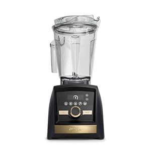 Vitamix A3500 Ascent Series Gold Label Smart Blender, Professional-Grade, 64 oz. Low-Profile Container, Matte Navy with Gold Accents