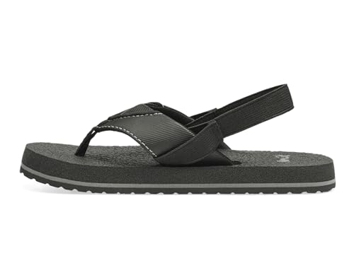 Image of Sanuk Kids unisex-kids Root Beer Cozy Flip Flop