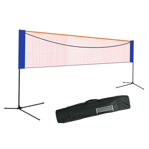 Filet de badminton autonome pour jouer à l'intérieur comme à l'extérieur facilement