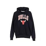 New Era Herren Herren Kapuzenpullover Chicago Bulls Kapuzenpullover, Schwarz, L, 11530761