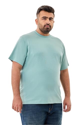 Image of SNITCH Men Polo Plus Size T-Shirt | Knitted Solid Polo with Contrast Tipped Collar & Logo Embroidery | 100% Cotton Breathable Lightweight Smart Casual Wear