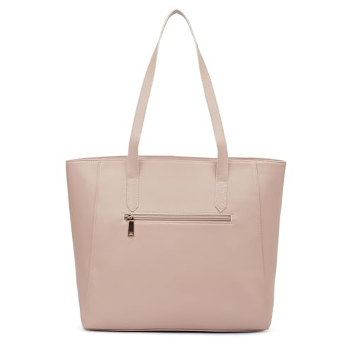 Image of Caprese Tilly Large Tote Bag for Women | Stylish Quilted, Durable, Multi-Compartment Design for Work, Travel, Shopping | Large Capacity, Comfortable Straps, Ideal for Tab & Essentials