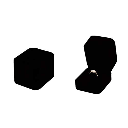 Preisvergleich Produktbild KUOZEN topmodel schmuckkästchen Schmuckschatullen Während der Box Hübsche Aufbewahrungsboxen Ring Display Organizer Quadratische Schmuckschatulle Ring Box