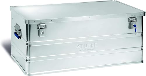 ALUTEC Aluminiumbox Classic 142 (Inhalt 142 ltr., Innenmaße (LxBxH) 870 X 460 X 355 mm/Außenmaße (LxBxH) 895 X 495 X 375 mm, Aufbewahrungsbox, Alubox)...