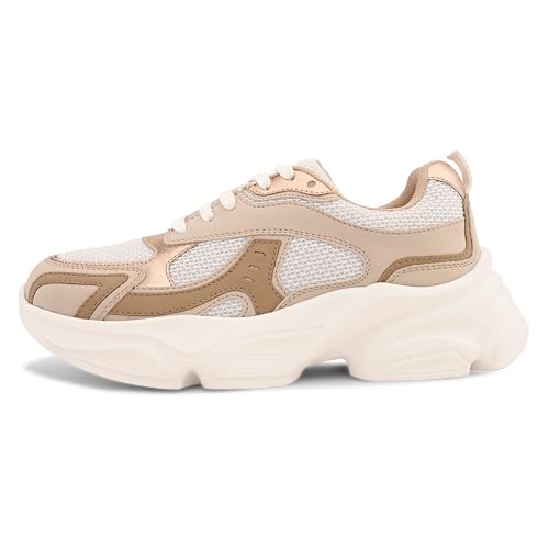 Image of Centrino Women Sneaker | Cushioned Insole for Comfort | Stylish Lace-Up Design | Perfect for Casual Outfit for Ladies (9493)