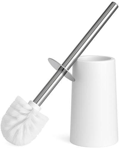 Toilet Brush | Premium Loo Brush And Set For Elegant Bathrooms | Durable And Hygienic Cleaning Solution. (1 White)