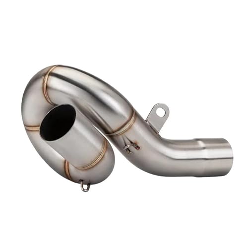 Tuyau d'échappement ZX6R anti-corrosion section centrale pour remplacer l'origine