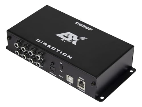 ESX D68SP Digitaler DSP 6-Kanal Signalprozessor mit 8-Kanal Ausgang