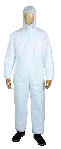 ROSTAING ICOMBJET1 Combinaison jetable anti-salissures, Blanc, M