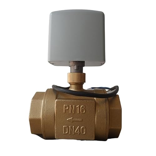 Válvula de bola de 3 vías tipo T de 1-1/2" latón motorizado 3