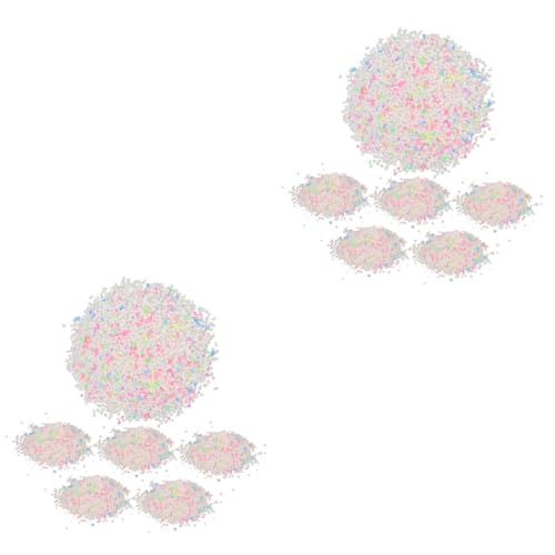 Milisten 2 Pezzi Polvere Luminosa per Decorazioni Notturne Sacchetti Fluorescente per Creazioni da Te e Acquari Effetto al per