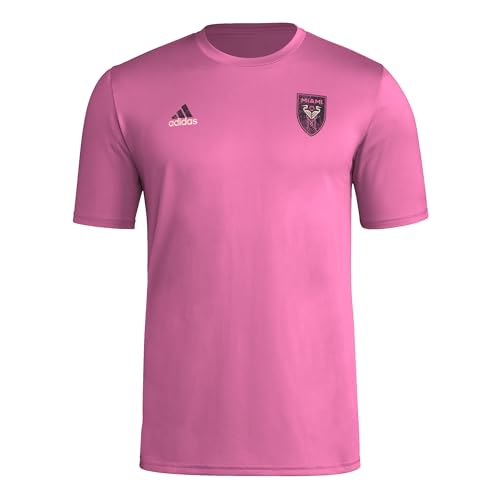 Image of adidas Men's Inter Miami CF Local Pop Short Sleeve Pre-Game T-Shirt