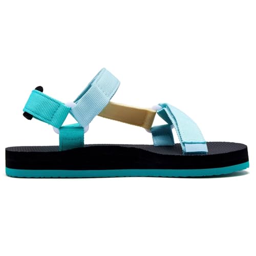 Image of WateLves Kids Sandals Boys Girls Lightweight Non-slip Athletic Sandals with Adjustable Webbing for Hiking Walking Beach Water Sports