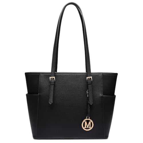Miss Lulu Damen Handtasche Groß Taschen Shopper Tasche für Schule Mode Schultertaschen Tote Bag für Arbeit Freizeit