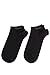 Hugo Boss Men's 2 Pair Plain Cotton Sneaker Socks 9.5-12 Black