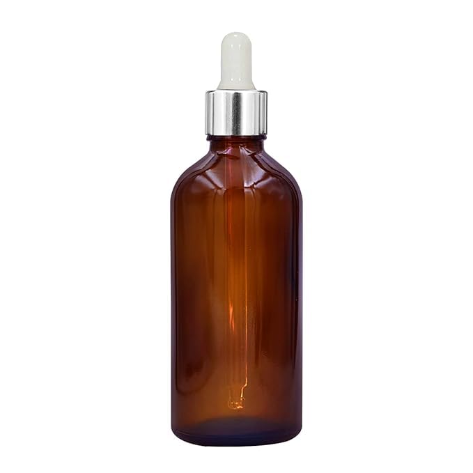 100 ml - 6 Psc - Amber Round Empty Glass Bottle-image-35