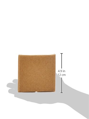 Image of BonKaso 3 Ply Corrugated Boxes for Packaging | 4 inchx4 inchx4 inch (Pack of 10) | Brown Cardboard Packing Boxes for Shipping, Moving & Storage | Carton Boxes for Courier & Goods Transportation